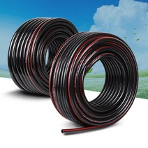 흑고압호스 호수 물호스 정원 수도 청소 세차 긴호스 정원용 분사, 흑고압호스 15x30