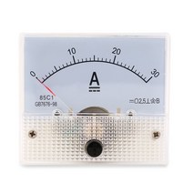 검류계 전류계 전류측정기 1pcs dc 30a 아날로그 패널 amp 전류 측정기 게이지 0-30a dc는 션트가 필요하지 않습니다 TS-0421 새