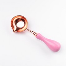 우드버닝 씰링 왁스 숟가락 나무 손잡이 레트로 초대장 스탬프 공예 도구 내열성 과립 연소 용융 스토브 냄, 02 02
