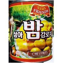 와이딜 업소 체스트 밤캔 업소용 너츠 삼아 2.9kg 밤감로자캔, 1