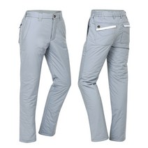 겨울 패딩 남자 일자 바지 골프 웨어 남성 솜 팬츠 방한 방풍