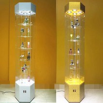 아크릴 피규어장 선반 디스플레이 쇼케이스 진열장, 1.6미터 + 검정색