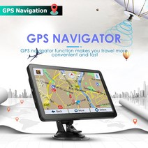 내비게이션 오토 무선카플레이G101 GPS 네비게이터 7 인치 자동차 256MB + 8G 용량 성 화면 FM 음성 명령, 02 North America Map