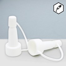 꼬깔캡 앰플 마개 화이트 13 파이 클랍 바이알 병원 피부관리 소품 뚜껑 고깔캡 흰색