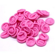 50/100Pcs 일회용 손가락 보호대 장갑 자연 고무 미끄럼 정전기 방지 라텍스 침대 내구성 도구, 04 Pink_01 50pcs