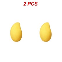 쿠션퍼프 Ibcccndc 망고 화장품 퍼프 파우더 부드러운 여성 메이크업 파운데이션 스폰지 뷰티 도구 페이셜 1 개 2 개, 5.Style B 2pcs