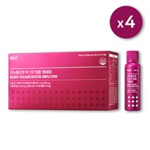 웰릿 리뉴콜라겐 부스터앰플 15000mg 초저분자 초고함량 피쉬콜라겐 히알루론산, 4박스, 14개