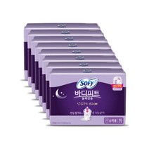쏘피 바디피트 볼록맞춤 안심숙면 420 슈퍼롱 생리대 날개형, 패드형, 10개입, 8개