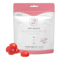 인생뷰티 안국건강 저분자 콜라겐 츄, 30정, 1개