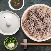 [전국 맛집 봉평메밀마당] 국산 생메밀국수 6인분세트 소바 냉 온 비빔국수 한번에/국보메밀생면, 소바] 메밀생면6인분+소스