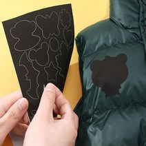의류 겨울 패딩 수선 패치 의류수선 패치 [디자인+무지 무료 배송], 화이트(디자인+무지)