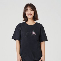 키밍 우주복 그래픽반팔티 여름반팔코디 편한반팔