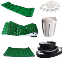 PVC 컨베이어 벨트 산업용 PU 조립 라인 컨베어벨트, pvc 녹색 비행기, 1개
