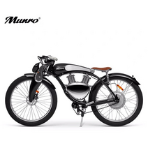 먼로 펫바이크 자토바이 뉴트로 전기자전거 클래식 바이크 디자인 최신형 부품 AS지원, 블랙