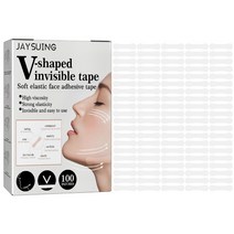 브이라인 리프팅 테이프 얼굴 미간 페이스 필름 주름 투명 스티커100PCS, 100pcs