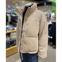 캘빈클라인진 여성 코듀로이 다운 패딩 점퍼 4BOO446