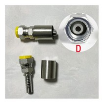 호스압착기 45 # 스틸 1/4 "3/8" 1/2 1 "BSP 압착 조인트 암나사 펌프 호스 바브 공압 튜, 04 D1_03 Pipe 6mm to DN15