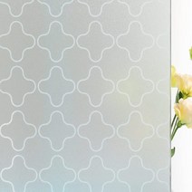 홈데코 스테인글라스 필름 레인보우 윈도우 개인 정보 보호 유리 3D 정적 접착 탈착식 비닐 장식 스티커 자외선 차단 홈 오피스용, 아이보리+90x200cm