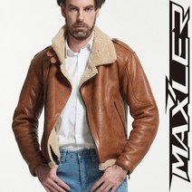 맥슬러 MAXLER 아크무스탕 브라운 오토바이 방한 자켓, M