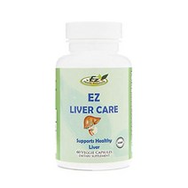 ez 간 관리- 간 정화 해독 복구 지원 남녀를 위한 최적의 간 기능 해독 지원 보충제 에너지 체중 감소 소화 개선 베지 캡슐 60개