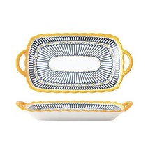 니치유 오븐용 그라탕 수입 그릇 라자냐 오븐 그릇 트레이 치즈 플레이트 북유럽 접시, B 1개