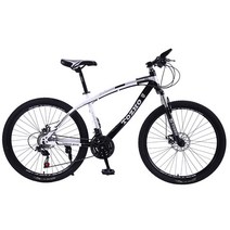urkoteer 입문용 MTB 자전거 알루미늄 21단 24단 24인치 26인치 산악자전거, 엘로우-육도일체륜
