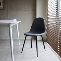 [모던하우스]키토스 블랙다리 의자 S 다크그레이