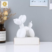제프쿤스 벌룬독 풍선 강아지 장식소품 오브제 장식품 촬영 조형물 인테리어, 화이트