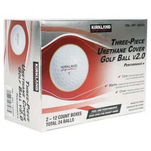 코스트코 커클랜드 골프공 3피스 12개입 v2.0 비거리골프공 골프볼, 24입, 화이트