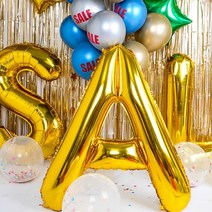 홍보 호일풍선 오픈 개업식 실내 무대장식 입구 마트 키즈카페 슈퍼, 골드