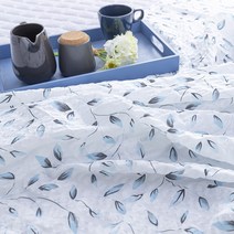 허니베딩 시원한 여름이불 여름홑이불 냉감이불 홑겹이불 (SS), 블라썸-블루