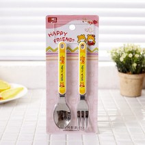 유아수저 수저세트 어린이수저 수저 꼼지 오미, 오미피크닉-꼼지 2P세트