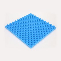 가정용 방음 부스 스펀지 계란판 방진재 흡음제 어쿠스틱 폼 보드 흡음 코튼 드럼, 파란색 30x30x2cm