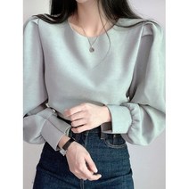 mongttang 은은한 컬러 삼턱 블라우스