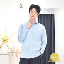 기타 바보사랑[지엔제이커머스]지앤제이 프리미엄 스판 남성 파랑 셔츠
