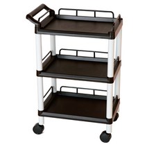 아미 미용웨건 컬러트롤리 다용도트레이, 1개, 20.골드블랙_NOG1GB_(손잡이1개+가드)