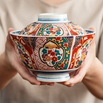 일본식 돈부리 덮밥 그릇 텐동 라멘 다이닝 업소용 공기, 모델4, 1개