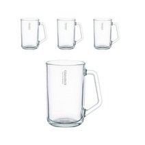 글라스락 내열 강화유리 이지그립 머그컵 480ml, 투명, 15개