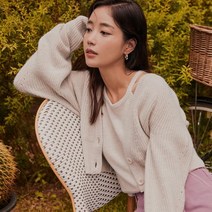 온앤온 [온앤온][예약/오트밀55-11월11일 출고] 홀터넥 랩가디건 SET NES2WD921