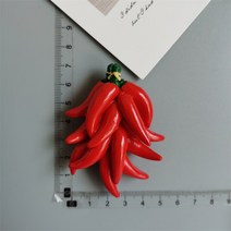 스티커사진기계모조 식품 냉장고 자석 주방 장식 시뮬레이션 우유 계란 빵 스티커 5 개 구매, chiles