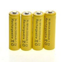 무선전화기 유뮤선전화기 레트로 1-10pcs 1.2v AA 충전식 배터리 NiMH 3000mAh 2A 니켈 수소 Batteria 정원, 03 8pcs
