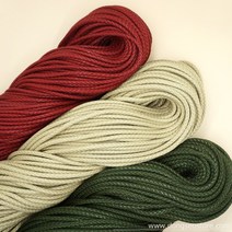 코팅우동끈 3mm 4mm 마크라메재료 뜨개가방끈 치즈가락끈, 1타래(100야드), 05. 카키