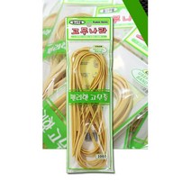 허리 찰고무 의류 용품 밴드 옷리폼 노란고무줄