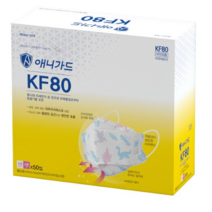애니가드 공룡 웰빙 황사마스크 뉴 프리미엄 소형 KF80, 10개입, 25개