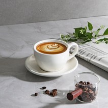 시라쿠스 뉴욕 빈티지 레트로 카푸치노잔세트 250ml, 단품