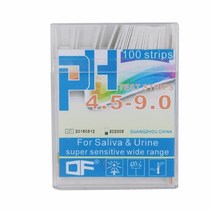 100 스트립박스 ph 테스트 스트립 전체 범위 규모 프리미엄 리트머스 테스터 용지, 4.5 - 9.0