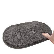 아모르담 융털 극세사 발매트, 다크그레이