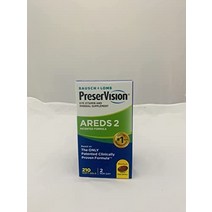 보존 areds 2 아이 비타민 amp 루테인과 제아잔틴이 함유된 미네랄 건강 기능 식품, 210개1팩