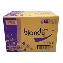 브론디 2겹 페이퍼타올 일반형 핸드타올, 1매, 1000개
