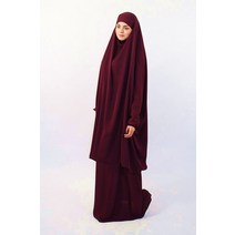 무슬림 여성의상 히잡 원피스 투피스 카프탄eid 긴 khimar paryer 의류 두바이 abaya 드레스 후드 의류 niqab 기도용 터키 두바이 중동 모로코 아바야 라마단